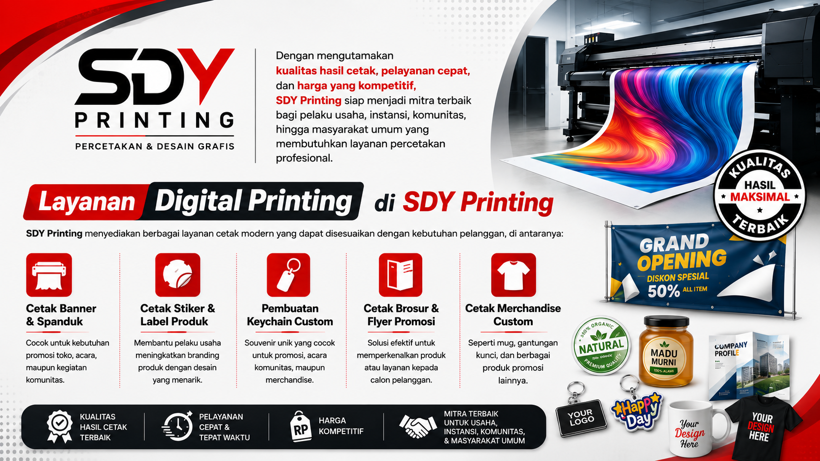 SDY Printing - Solusi Digital Printing Berkualitas